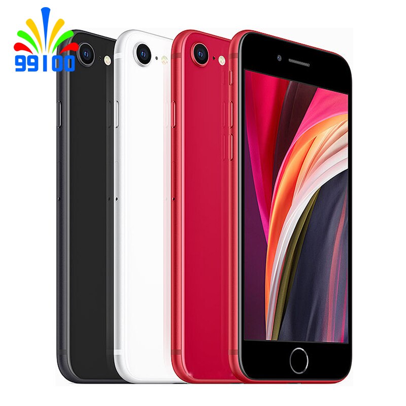 Used Original Apple iPhone SE2 SE 2020 Cellphone 4.7 Inch A13 3GB+ 64/128/256GB 12MP 4G-LTE Mobile Phone