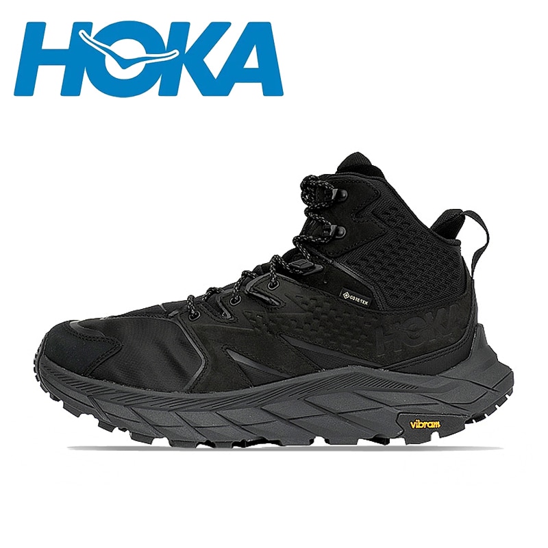 HOKA Anacapa Low GTX Waterproof Hiking Boots Men Outdoor Trekking Shoes High Top Camping Adventure Boots Trail Running Sneakers