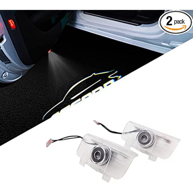 Car Projection LED Projector Door Shadow Light Welcome Light Laser Emblem Logo Lamps Kit Puddle Lights Compatible with Accord 9