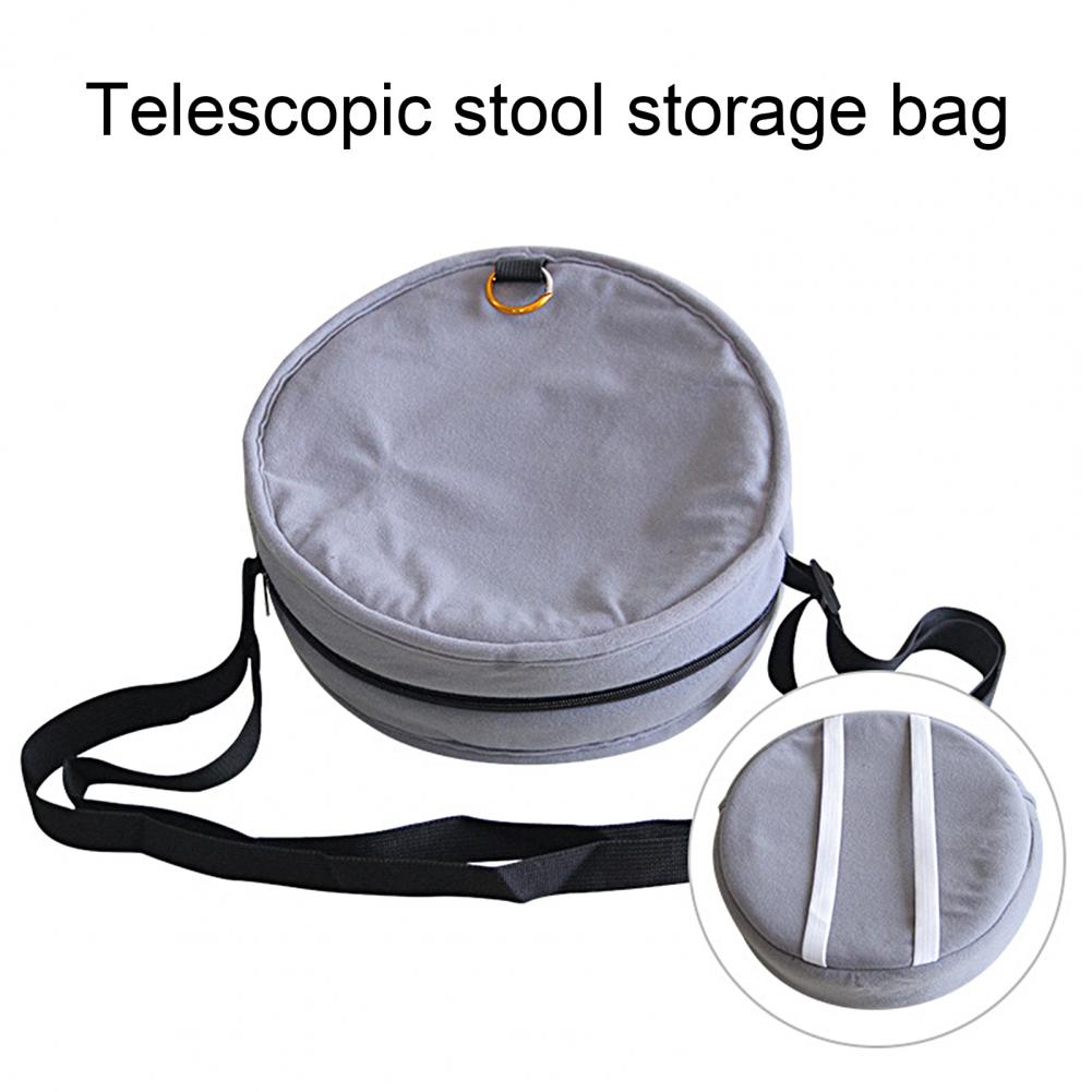 Telescoping Stool Pouch Easy to Carry Wide Application Organization Folding Stool Storage Bag   Stool Storage Bag  for Outdoor