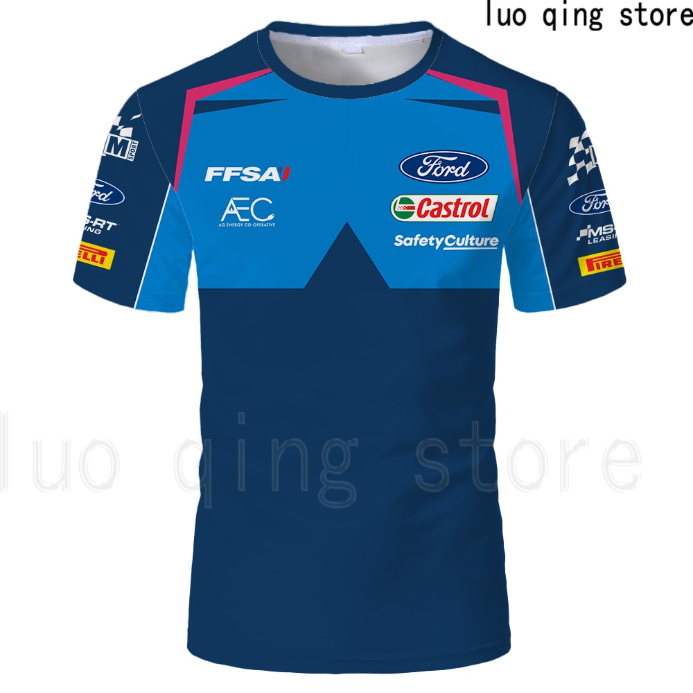 New T-shirt 3D Print Summer Outdoor Sports Top Men's Loose Round Neck Short Sleeve Red Animal Pattern Fashion Apparel Oversize