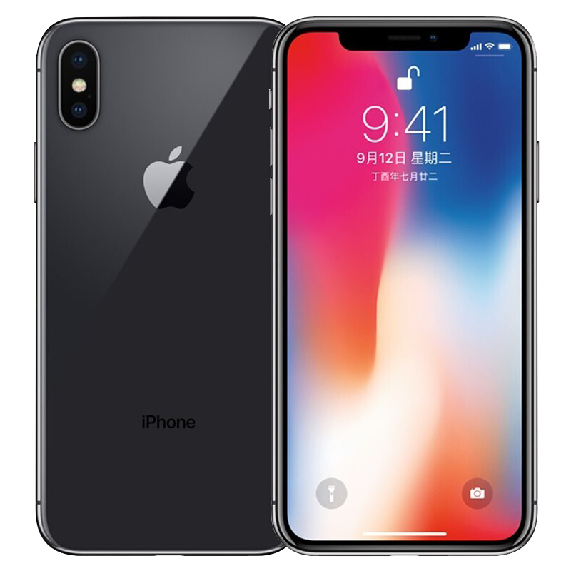 Original Unlock Apple iPhone X Face ID 64GB/256GB ROM iOS A11 5.8" 3GB RAM 12MP Hexa Core Dual Camera 4G LTE USED Mobile Phone
